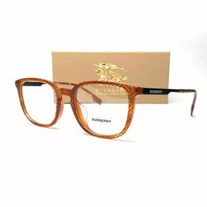 Burberry Men's Havana Square Eyeglasses!